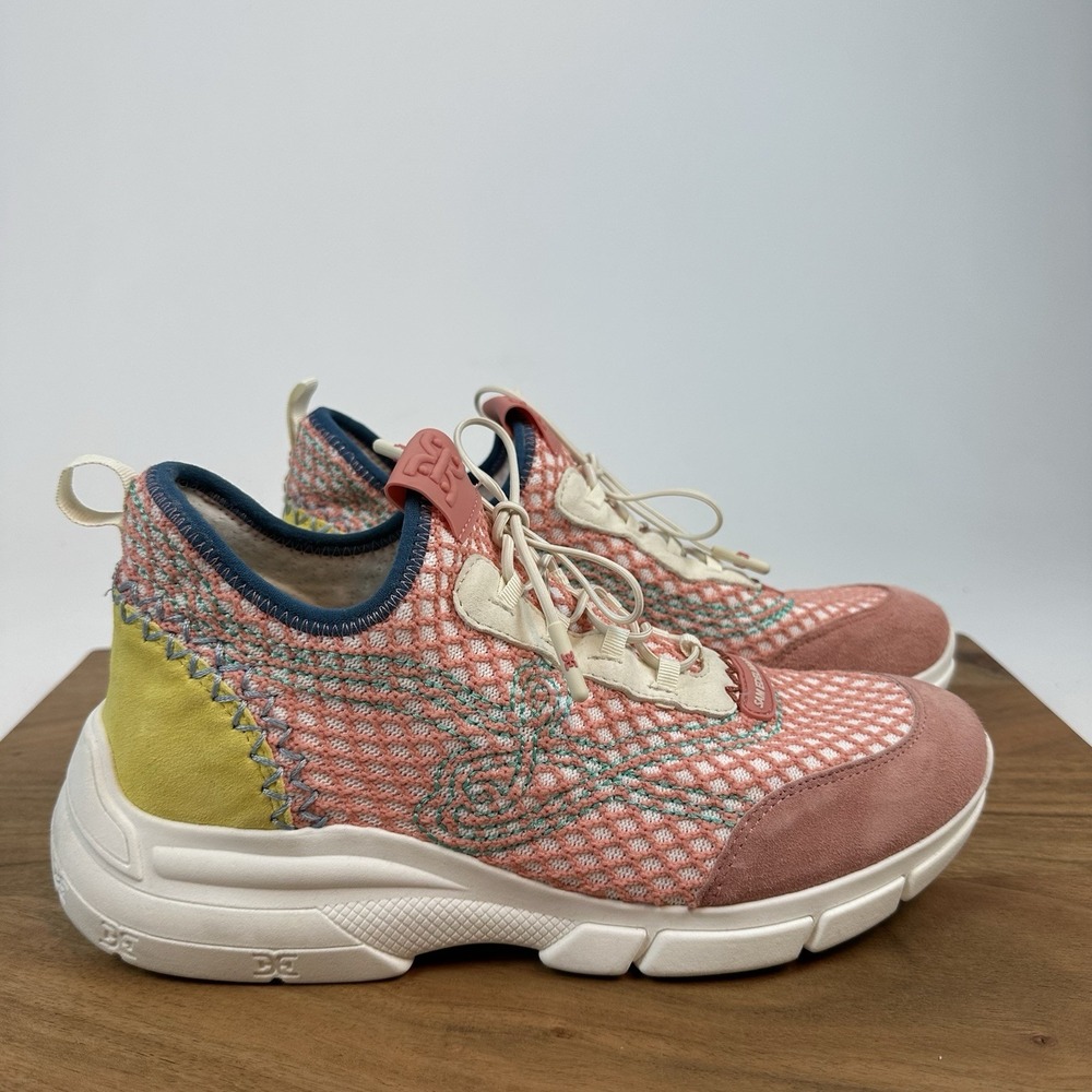 New $140 Womens Sam Edelman Chelsie Knit Sneaker Athletic Casual Shoes Size 9 M